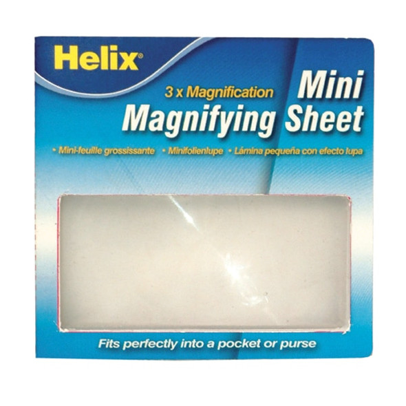 Helix Mini Magnifying Sheets 55 x 85mm