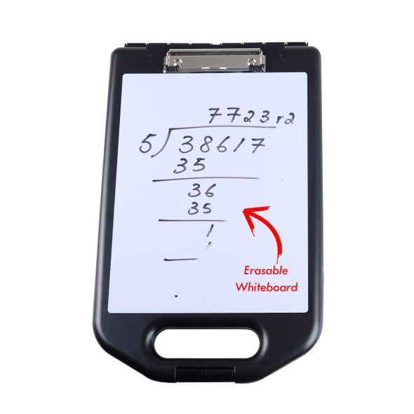 Marbig Professional Storage Clipboard with Whiteboard Black