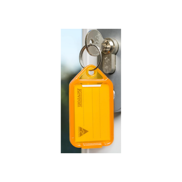 Kevron ID5 Key Tags Orange Bag of 50 | Mega Office Supplies