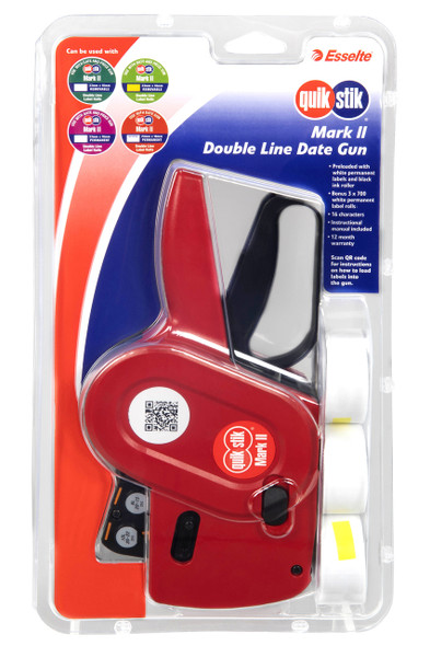 QuikStik Mark II Date Price Gun Double Line