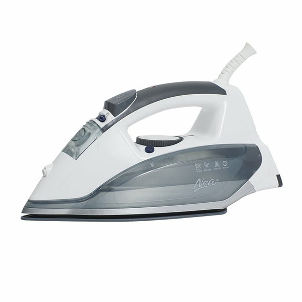 Nero 500 Steam Dry Iron Ceramic Auto-Off White and Grey