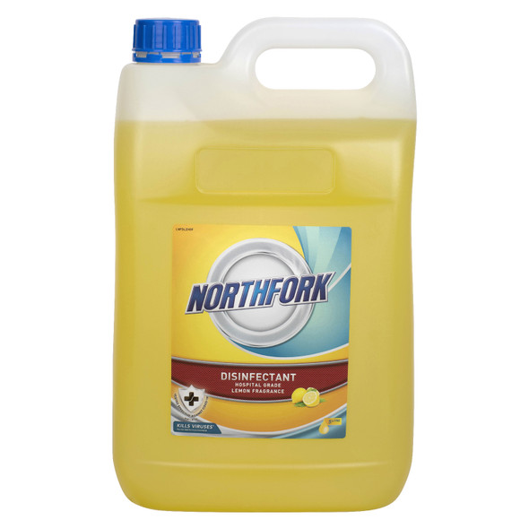Northfork Hospital Grade Lemon Disinfectant 5 Litre Carton of 3