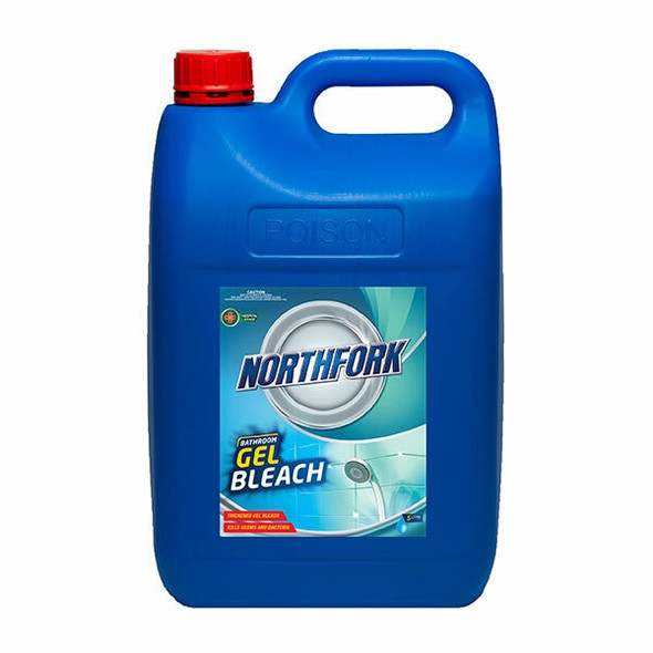 Northfork Bathroom Gel Bleach 5 Litre Carton of 3