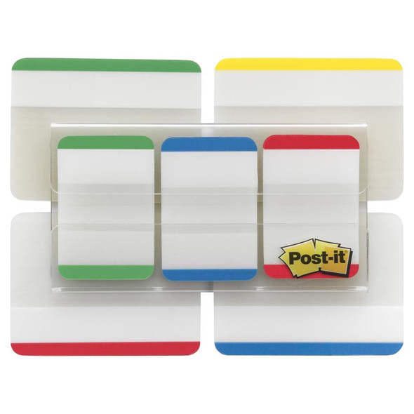 Post-it 686-VAD1 Durable Tabs 25 x 50mm Stripe + Bonus 30 Tabs