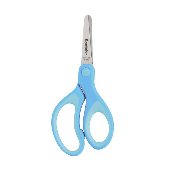 Scotch 1442B Kids Scissors Soft Touch Handles Blunt Tip 127mm Blue Pack of 12