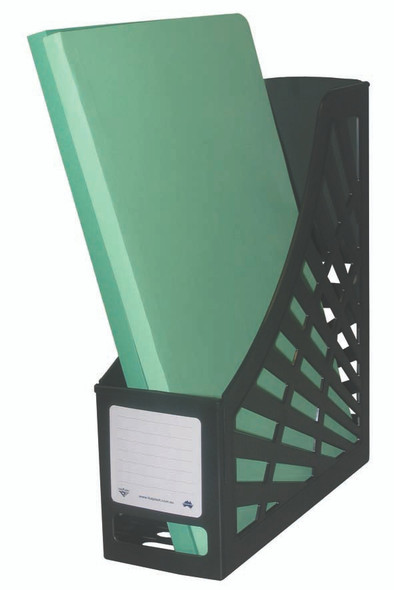GreenR Magazine Stand Recycled Black Italplast