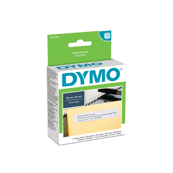 Dymo #SD11355 / S0722550 Labelwriter Multi Purpose Labels 19 X 51Mm Dymo #SD11355 / S0722550 Labelwriter Multi Purpose Labels 19 X 51Mm