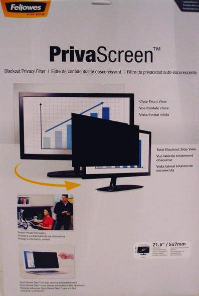 Fellowes Privascreen Privacy Filter 21.5 Inch Widescreen 16:9