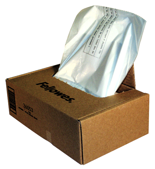 Fellowes Powershred Waste Bags for 90S 99CI and B Series Shredders