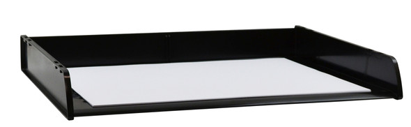 Italplast Document Tray A3 with Divider Black