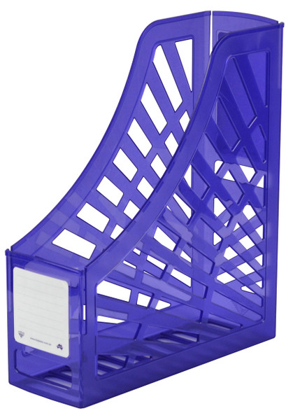 Italplast Magazine Stand Tinted Purple