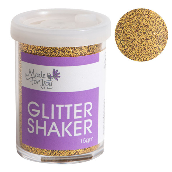 Made For You Glitter Shakers Fine 15g Gold