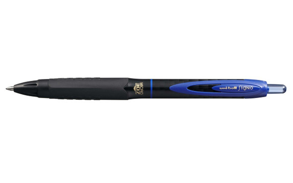 Uni-Ball Signo 307 (UMN-307M) Gel Ink Rollerball Pen Retractable Micro 0.5mm Blue - Box of 12 - posca chalk markers, posca marker pen, uni ball, uniball, uni posca, markers bundle | It's A Mega Thing