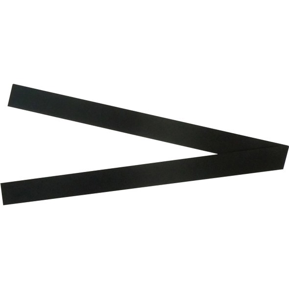 Quartet Magnetic Strips 25 x 300mm Black Pack of 2