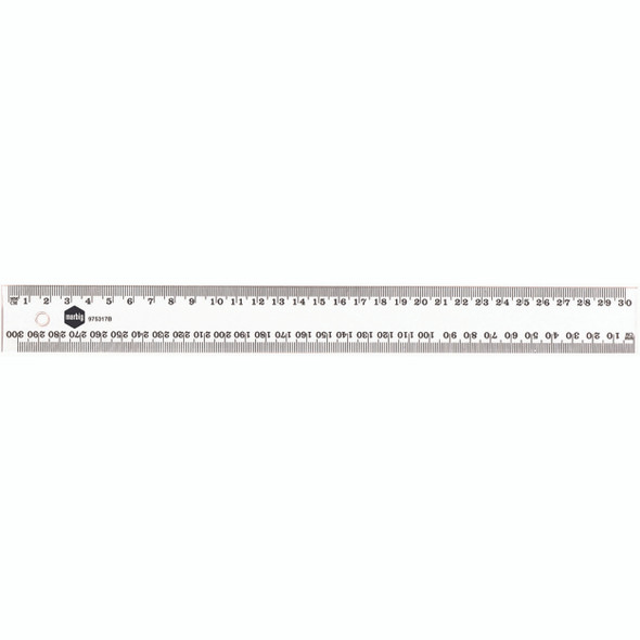 Marbig Plastic Ruler 30cm Clear