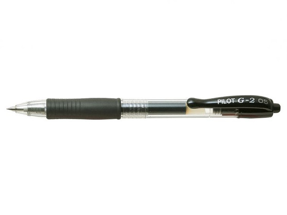 Pilot G-2 0.5mm Retractable Gel Pen Black Box of 12