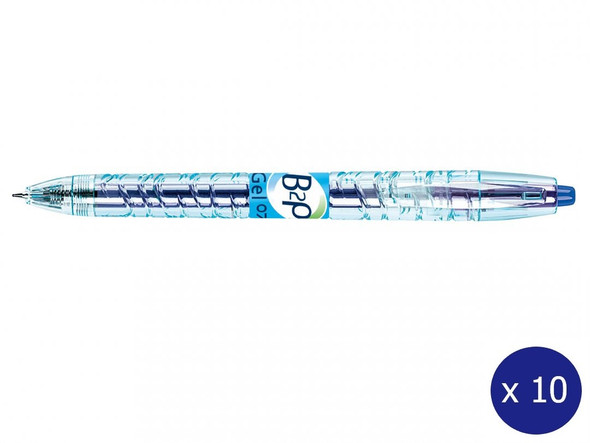 Pilot BegreeN B2P Retractable Rollerball Gel Pen Fine Blue Box of 10
