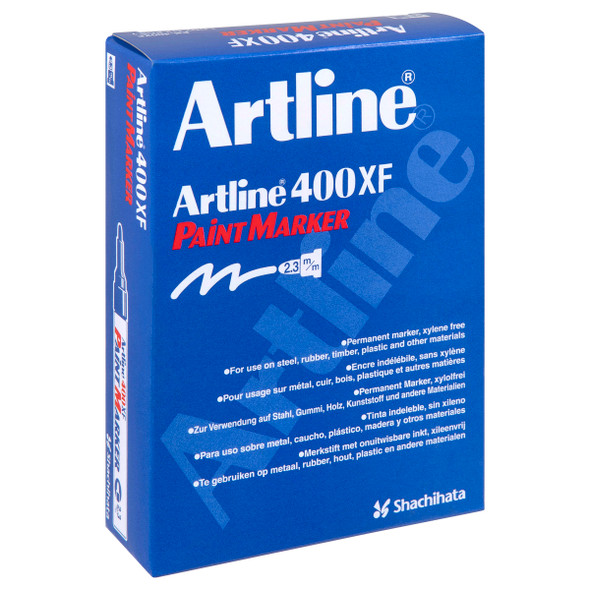 Artline 400 Paint Marker Permanent 2.3mm Bullet Blue 140003 Box of 12 | Mega Office Supplies Artline 400 Paint Marker Permanent 2.3mm Bullet Blue 140003 Box of 12 | Mega Office Supplies