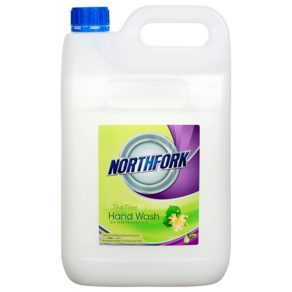 Northfork #635020700 Liquid Handwash with Tea Tree Oil 5L (Carton of 3 Bottles) | It's A Mega Thing Northfork #635020700 Liquid Handwash with Tea Tree Oil 5L (Carton of 3 Bottles) | It's A Mega Thing
