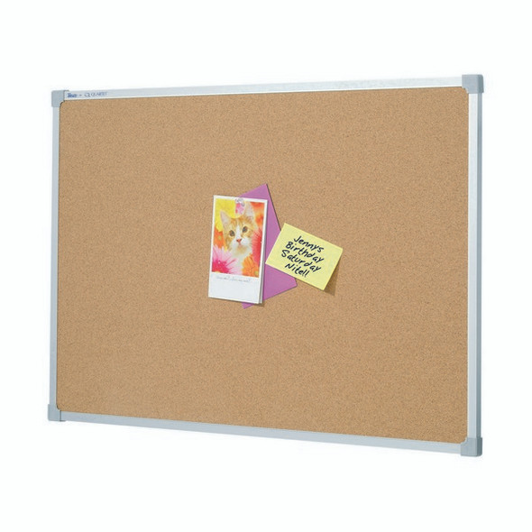 Quartet Penrite Corkboard Aluminium Frame 1800 x 1200mm