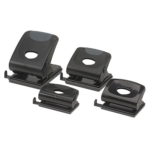 Marbig Medium 2 Hole Punch 20 Sheets Black