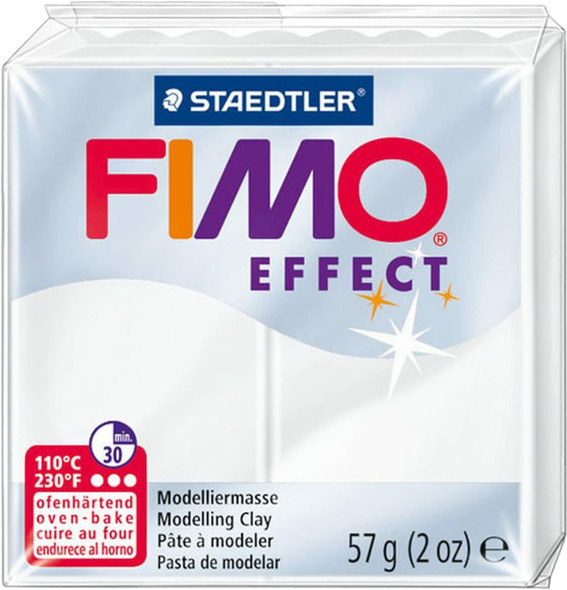 Fimo Effect Standard Block Translucent White