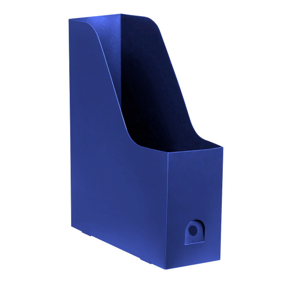 Marbig Magazine Holder Polypropylene Blue Pack of 2