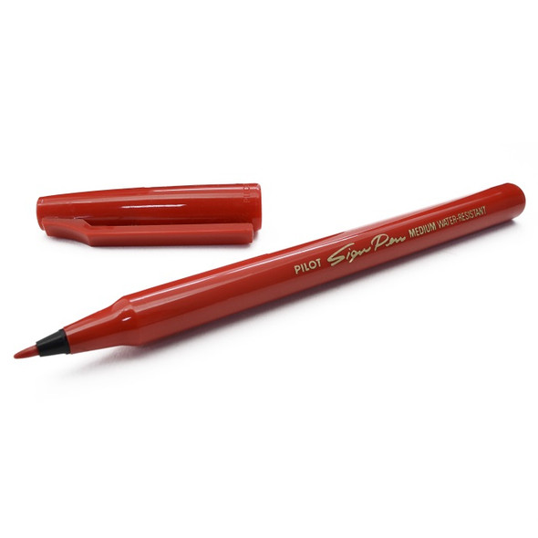 Pilot Red Sign Pen 2.0mm Box of 12
