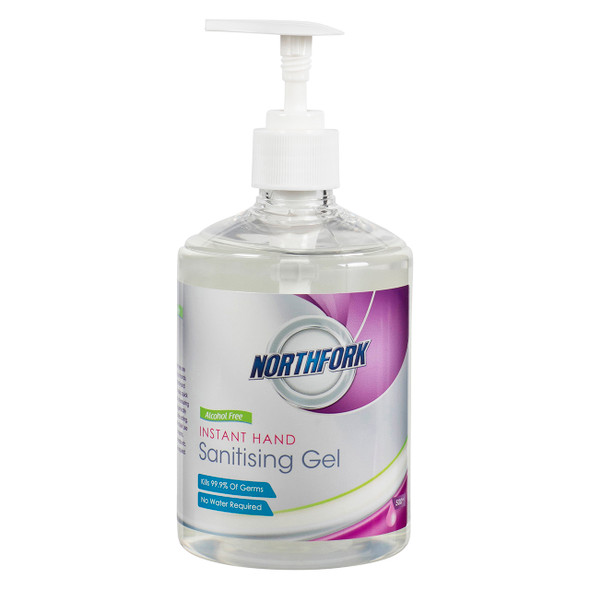 Northfork Instant Hand Sanitising Gel Alcohol Free 500ml