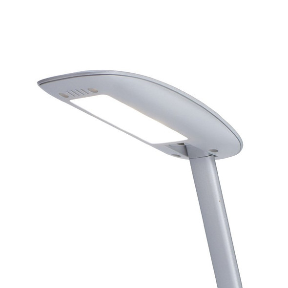 Nero Lamp Desk with USB Port Silver