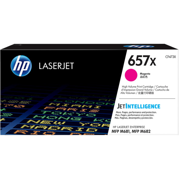 HP 657X High Yield Original LaserJet Toner Cartridge Magenta 23000 Pages