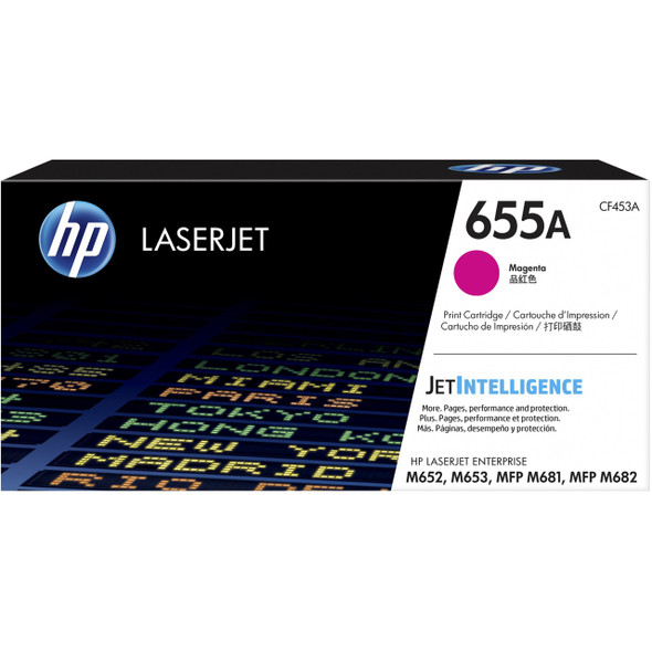 HP 655A Original LaserJet Toner Cartridge Magenta 10500 Pages