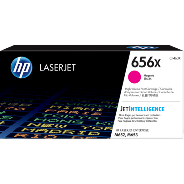 HP 656X High Yield Original LaserJet Toner Cartridge Magenta 22000 Pages