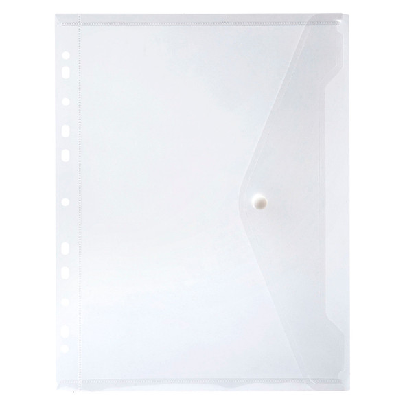 Marbig Binder Wallet A4 Right Side Open Clear Pack of 12