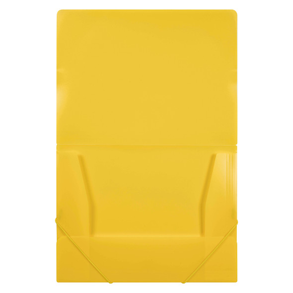 Marbig A4 Document File Yellow Box of 12
