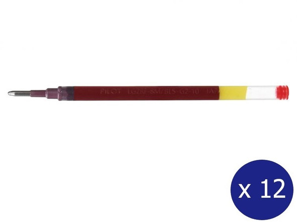 Pilot BLS-G2 Gel Refill 1.0mm Red Box of 12