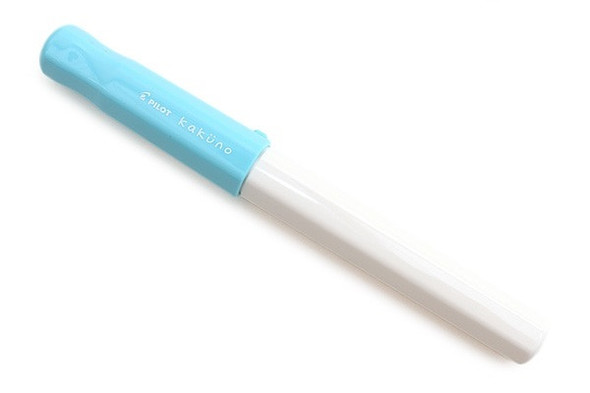 Pilot Kakuno BegreeN Fountain Pen Soft Blue Fine Nib White Barrel