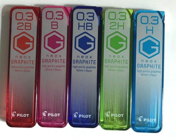 Pilot BegreeN G Neox 0.3mm Graphite Lead Refill H 20's Pack of 10