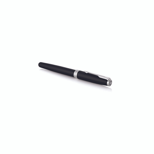 Parker Sonnet Matte Black Lacquer and Palladium Trim Medium Nib Fountain Pen