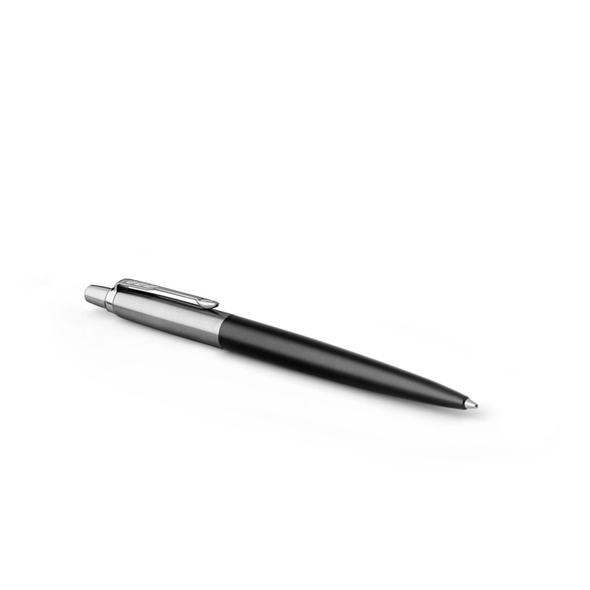 Parker Jotter Bond Street Black Chrome Trim Medium Tip Ballpoint Pen