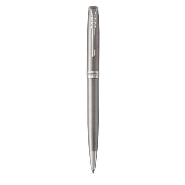 Parker Sonnet Ballpoint Pen Stainless Steel and Palladium Trim Medium Tip
