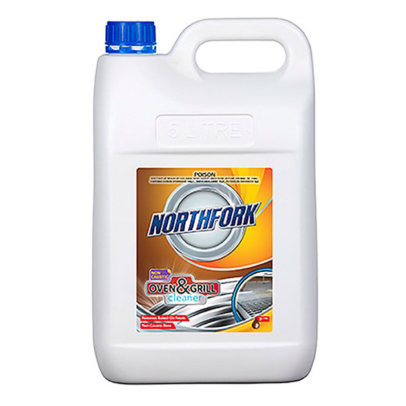 Northfork Oven and Grill Cleaner Non-Caustic 5L Carton of 3