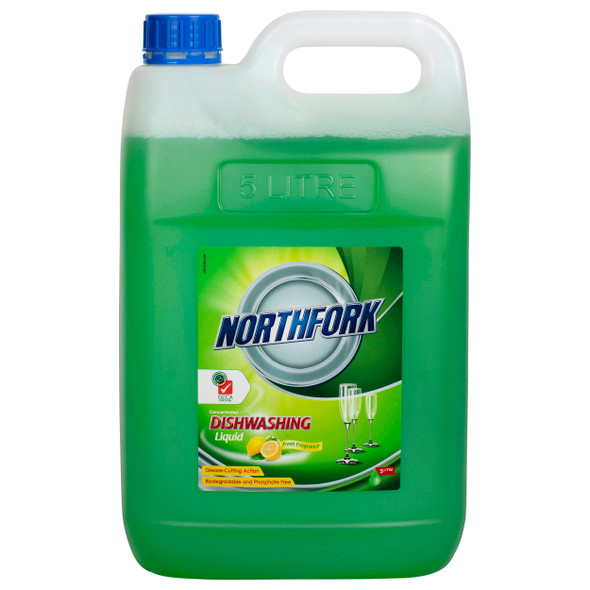Northfork GECA Dishwashing Liquid 5 Litre Carton of 3