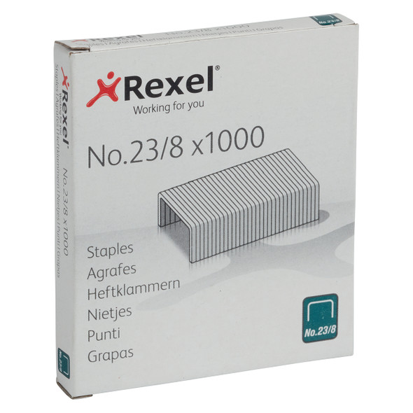 Rexel Staples No. 23/8 Box of 1000