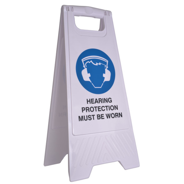 Cleanlink 12164 Safety Sign Hearing Protection Must Be Worn 32x31x65cm White | It's A Mega Thing Cleanlink 12164 Safety Sign Hearing Protection Must Be Worn 32x31x65cm White | It's A Mega Thing