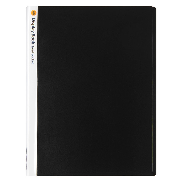 Marbig Non Refillable Display Book 40 Pocket Black Box of 10