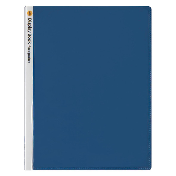 Marbig Non Refillable Display Book 20 Pocket Insert Cover Blue
