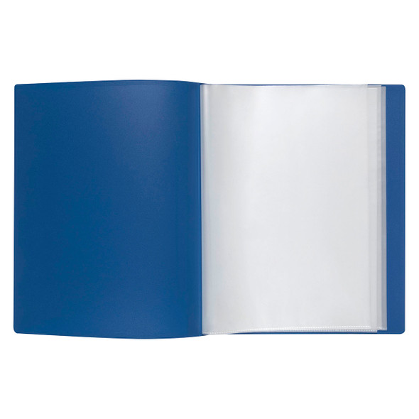 Marbig Display Book Non Refillable 40 Pocket Blue Box of 10