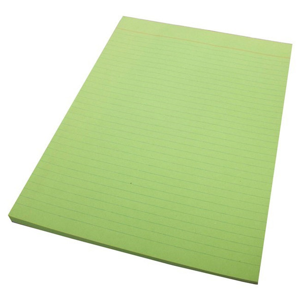 Quill Bond Pad Ruled 70gsm A4 70 Leaf Green Box of 10