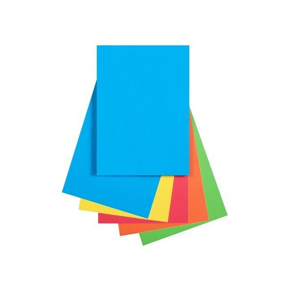 Quill A4 Coloured Paper 80gsm Bright Assorted Pack of 500